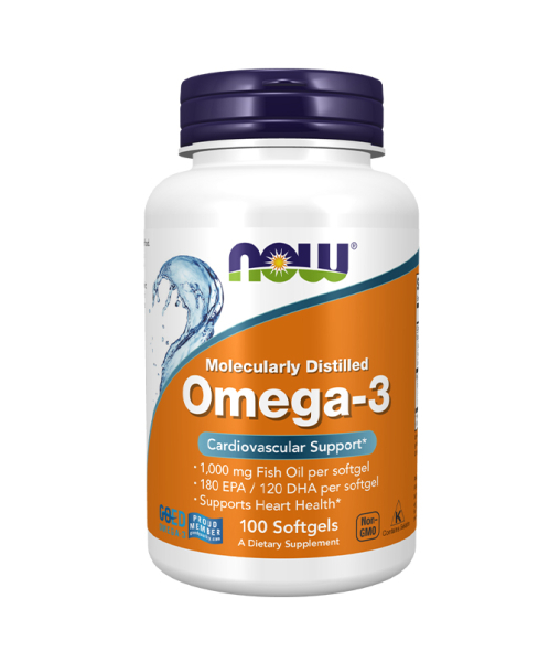 NOW®️ Omega-3, Омега-3 1000 мг 100 капс NOW